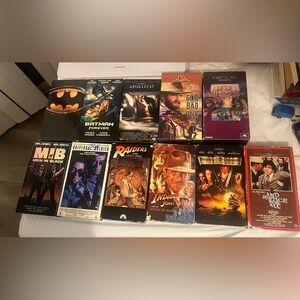 Vintage Movie VHS Lot - Iconic Film Collection